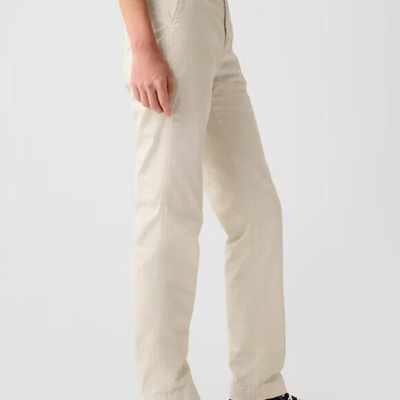 GAP Mid Rise Downtown Khakis Chino Beige Ankle Pants Size 2, NWT! - Picture 3 of 10